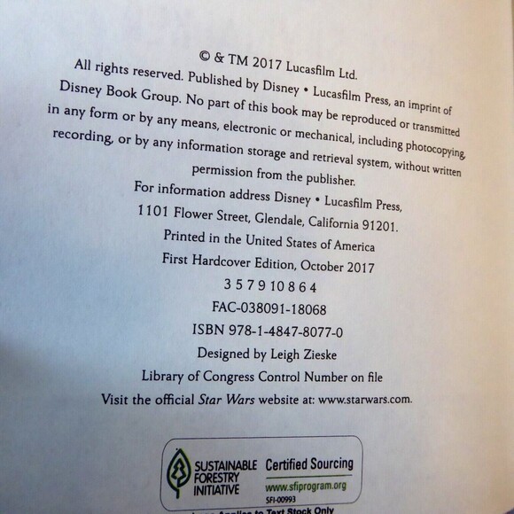 Star Wars Leia Princess of Alderaan & The Legends of Luke Skywalker, Lot 2 Books - Picture 4 of 9